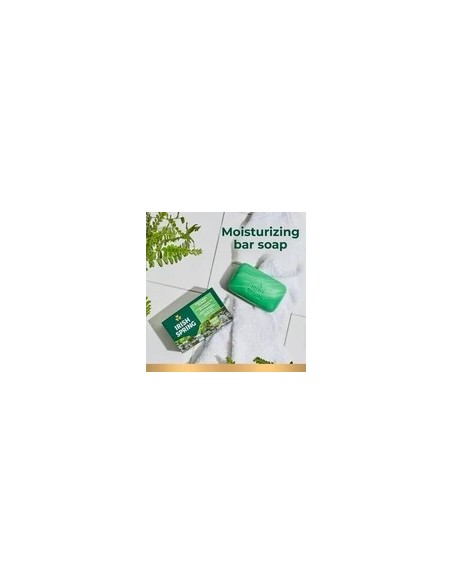 Jabón en barra de primavera irlandesa para hombres, original limpio, todo tipo de piel, 3,7 oz