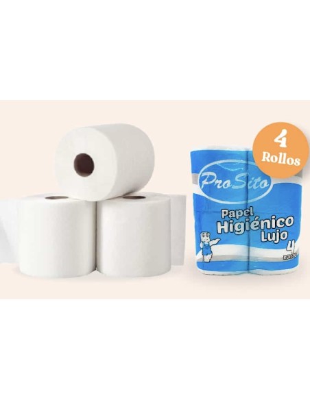Papel higiénico de lujo Prosito (4 rollos)