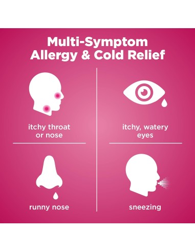 Alivio de la alergia difenhidramina HCl 25 mg,...