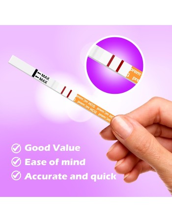 Premom Tiras de prueba de embarazo: kits de prueba de... 2
