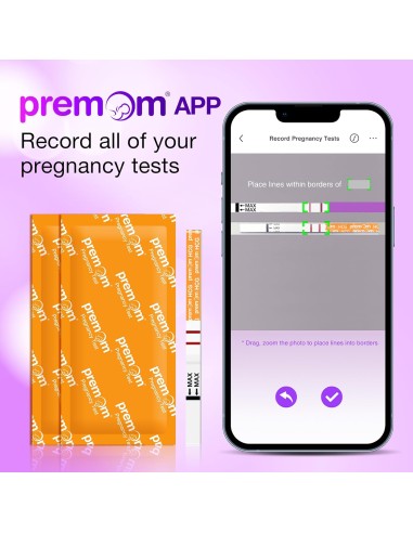 Premom Tiras de prueba de embarazo: kits de...