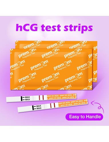 Premom Tiras de prueba de embarazo: kits de...