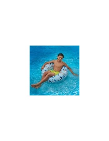 Flotador de piscina con tubo de natación inflable... 2