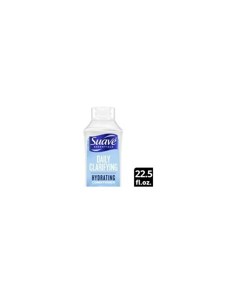 Suave Acondicionador Hidratante y Esencial Daily Clarifying, 22,5 fl oz