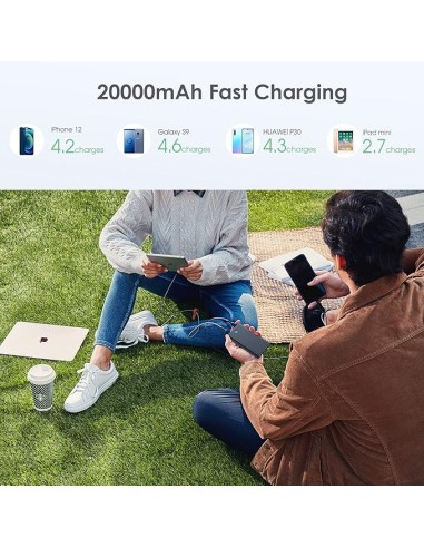 Cargador externo portátil de 20000 mAh (Powerbank)