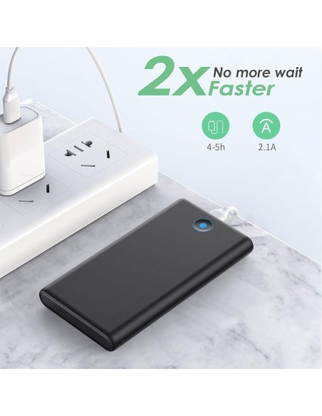 Cargador externo portátil de 20000 mAh (Powerbank)