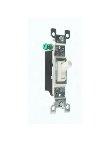 Interruptor 15A-120V AC/CA color blanco 2