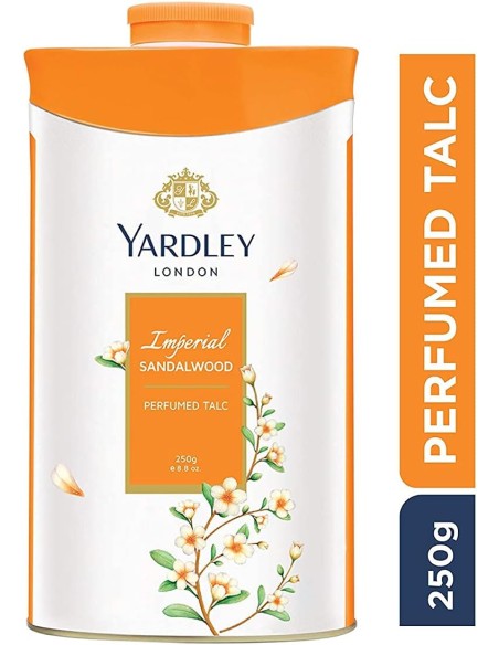 Yardley Talco Perfumado de Sándalo, 8.82 oz