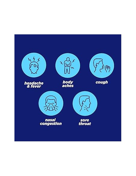 Alka-Seltzer Plus Power Max Medicina para el resfriado y la gripe de día+noche