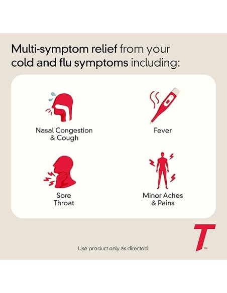 Comprimidos para congestión nasal y alivio de los síntomas de la alergia, de Tylenol