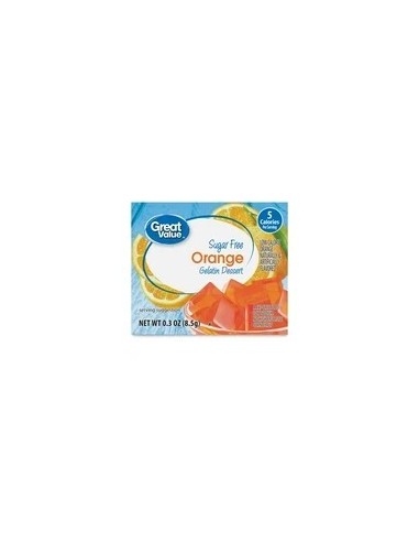 Great Value Gelatina de Naranja sin Azúcar 0,3...