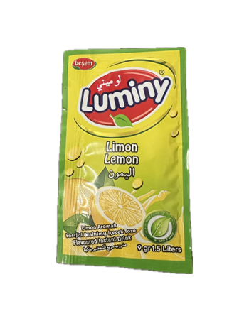 Refresco Instantáneo Luminy Sabor Limón 9 g rinde 1 1/5