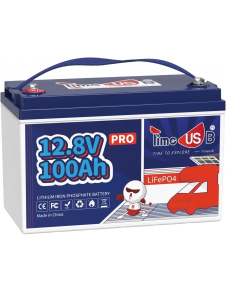 Batería Lifepo4 para autos y sistemas de energía 12.8 V 100 Ah