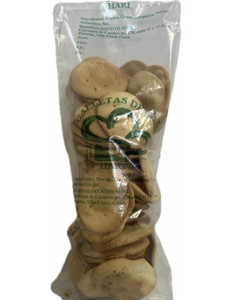 Galletas de sal cubanas