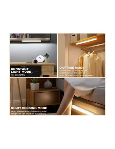 Lámpara recargable 30 cm luz blanca