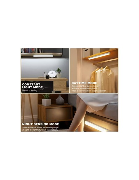 Lámpara recargable 30 cm luz blanca