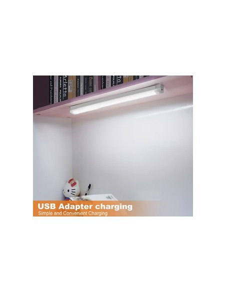 Lámpara recargable 30 cm luz blanca