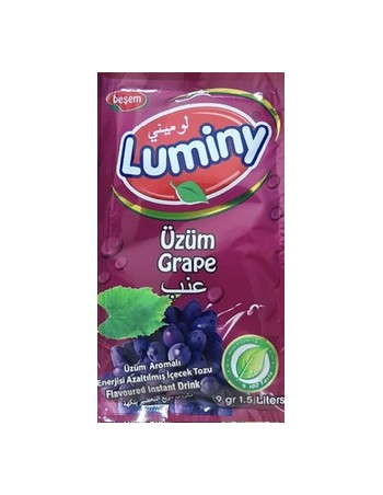 Luminy Bebida Instantánea Sabor Grape 9g rinde 1 1/5L
