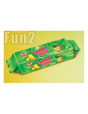 Galletas Creamy Choice  rellenas con crema de piña