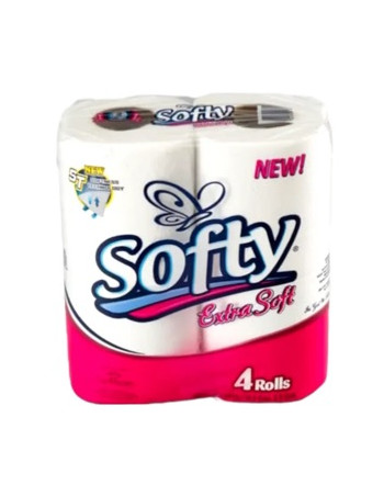 Papel higiénico Softy  4 rollos