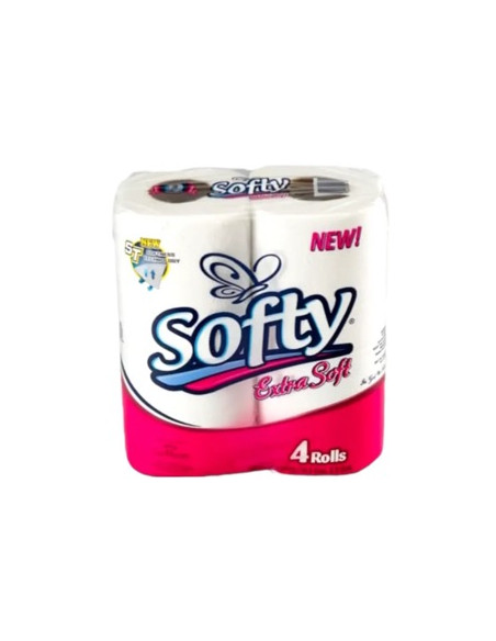 Papel higiénico Softy  4 rollos