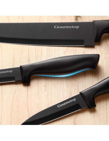 Juego de cuchillos de cocina con tira magnética...