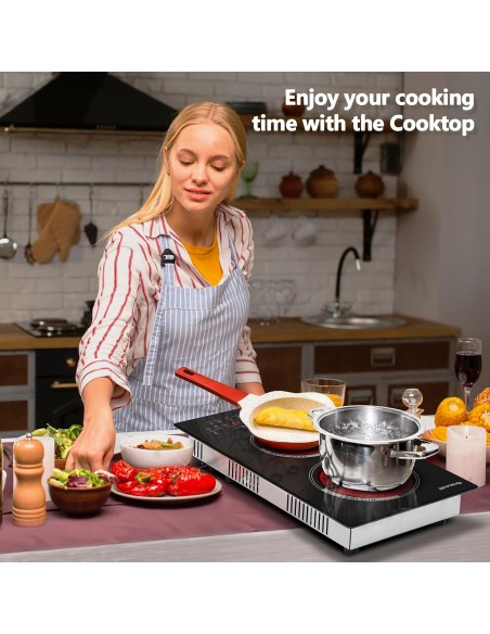 Estufa eléctrica de 12 pulgadas, 2 quemadores,( entrega en 60 días Aproximadamente)