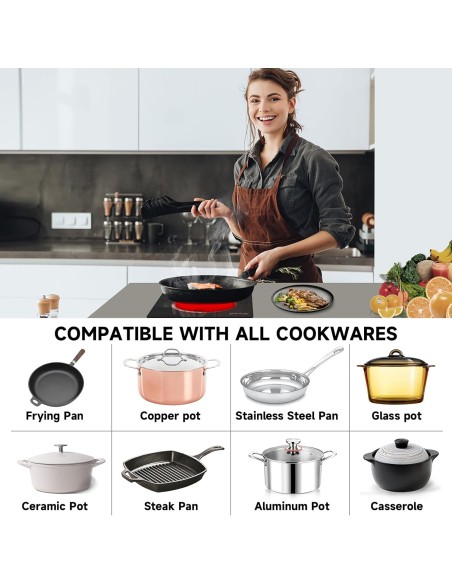 Estufa eléctrica de 12 pulgadas, 2 quemadores,( entrega en 60 días Aproximadamente)