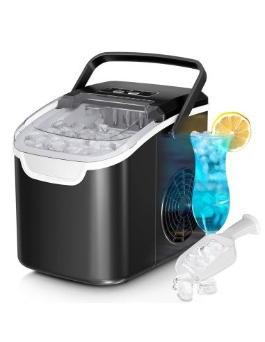 Máquina para hacer hielo para encimera, 8 cubos...