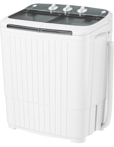 Lavadora 17.6 libras, compacto mini lavadora y...