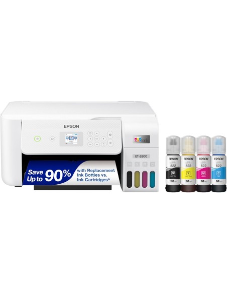 Epson - Impresora EcoTank ET-2800 inalámbrica, a color ( Entrega en 60 días aproximadamente)