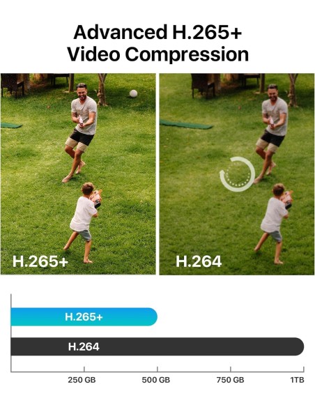 Sistema de Seguridad HD-TVI Cámaras de 1080N Grabador de Vídeos con 4 Cámaras de 720P (Entrega en 60 días aproximadamente)