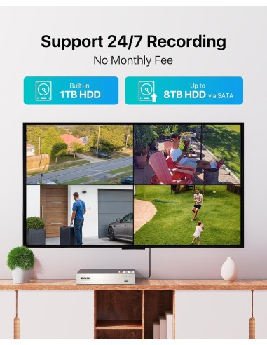 Sistema de Seguridad HD-TVI Cámaras de 1080N...