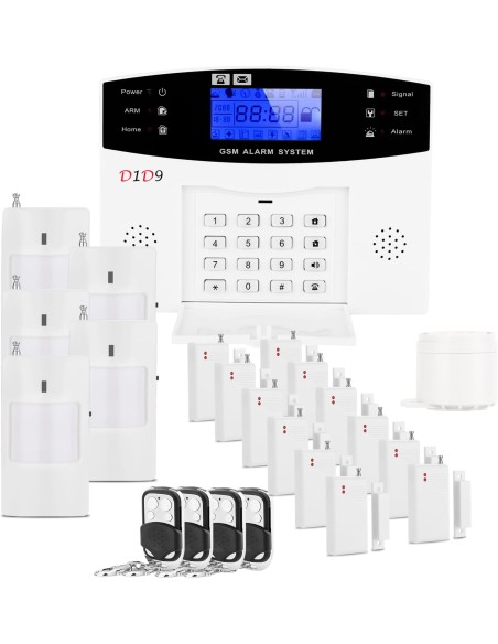 Sistema de alarma antirrobo kit de 23 piezas inalámbrico DIY GSM ( Entrega en 60 Dias Aproximadamente)