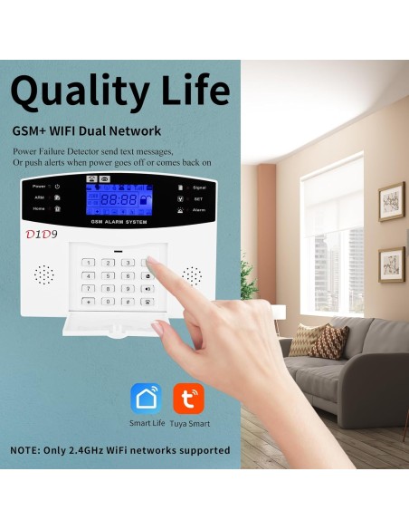 Sistema de alarma antirrobo kit de 23 piezas inalámbrico DIY GSM ( Entrega en 60 Dias Aproximadamente)