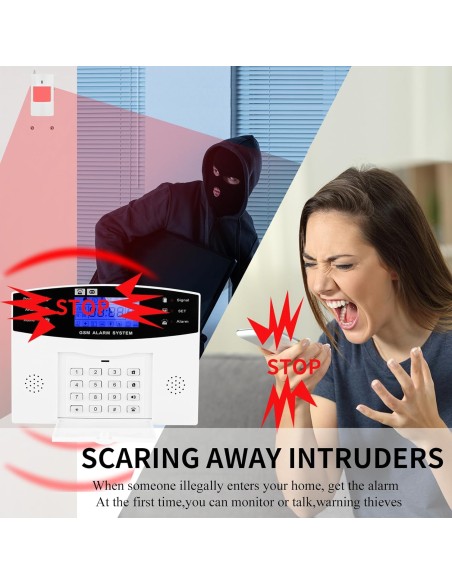 Sistema de alarma antirrobo kit de 23 piezas inalámbrico DIY GSM ( Entrega en 60 Dias Aproximadamente)