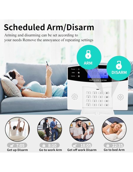 Sistema de alarma antirrobo kit de 23 piezas inalámbrico DIY GSM ( Entrega en 60 Dias Aproximadamente)