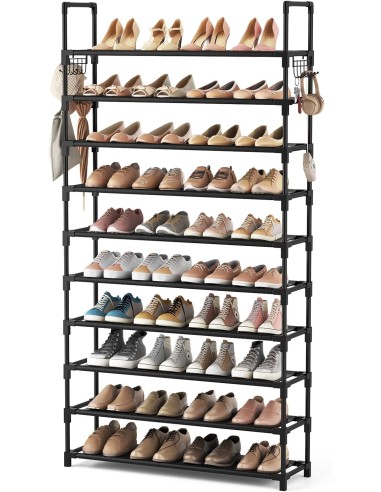 Zapatero de 10 niveles, alto y de gran...