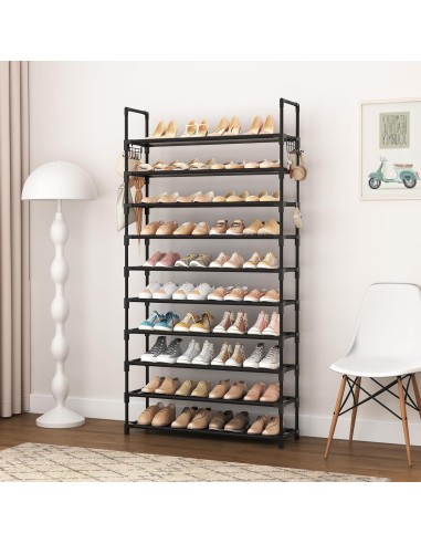 Zapatero de 10 niveles, alto y de gran...