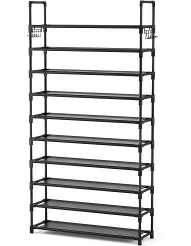 Zapatero de 10 niveles, alto y de gran...