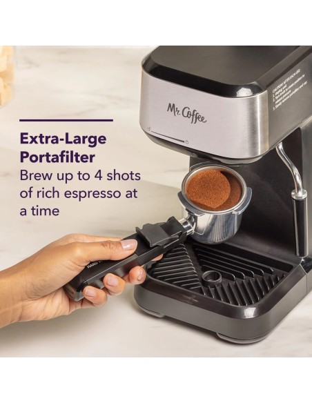 Mr. Coffee 4-Shot Steam Espresso Máquina ( Entrega en 60 días)