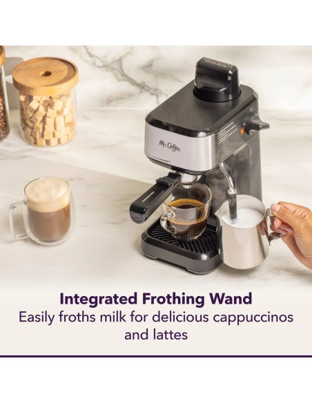 Mr. Coffee 4-Shot Steam Espresso Máquina ( Entrega en 60 días)