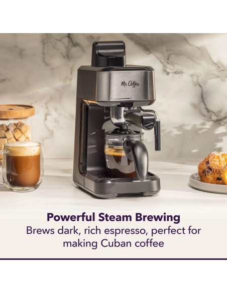 Mr. Coffee 4-Shot Steam Espresso Máquina ( Entrega en 60 días)
