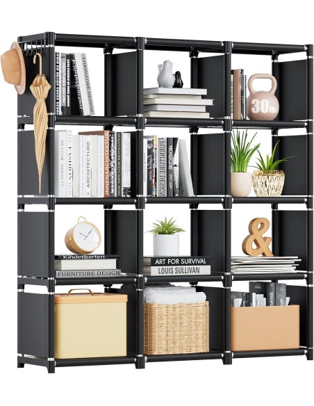 Estantería organizadora Mavivegue 12 cubo / 10-niveles Gran capacidad de almacenamiento( entrega en 60 días aprox)