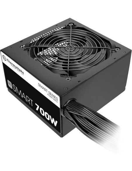 Fuente de alimentación Thermaltake Smart 700 W 80+ White ATX 12V v2.3 / EPS 12V, ventilador ultra silencioso 120 mm