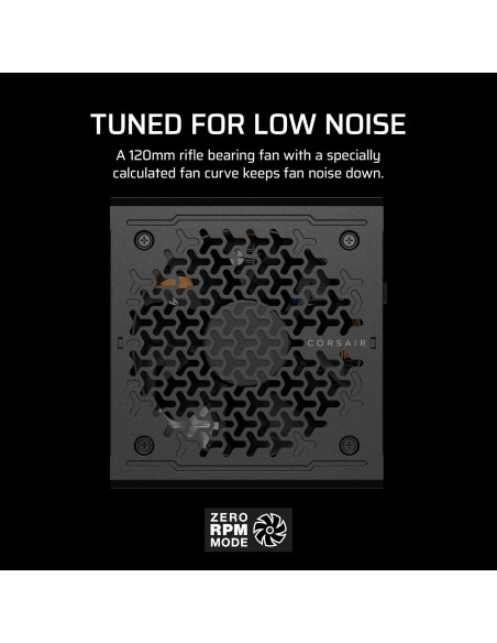 Fuente de alimentación totalmente modular CORSAIR RM750e (2025)750 W, ATX 3.1 y PCIe 5.1, eficiencia Gold