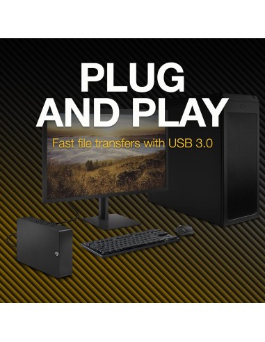 Disco duro externo Seagate Expansion 16TB USB...