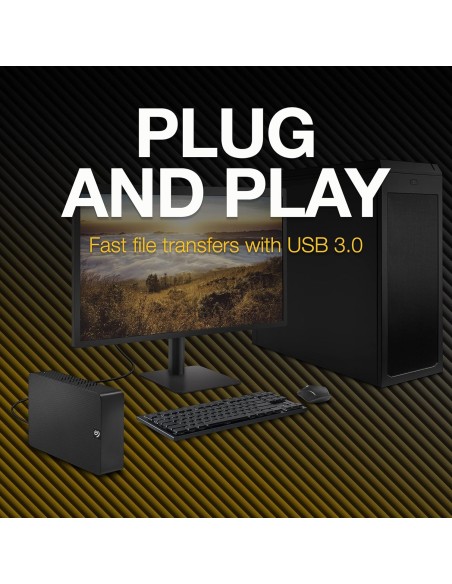 Disco duro externo Seagate Expansion 16TB USB 3.0 con Recuperación de Datos Rescue  STKP16000400(Entrega en 60 días aproxi)