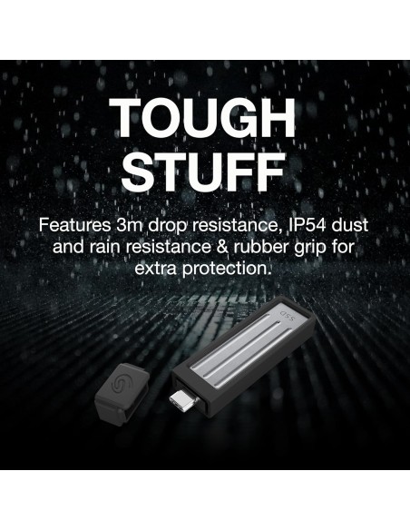 SSD portátil Seagate Ultra Compact 2TB  USB C 3.2 Gen 2, 1000 MB/s, resistente al agua y caídas  STMX2000400(Entrega en 60 días)