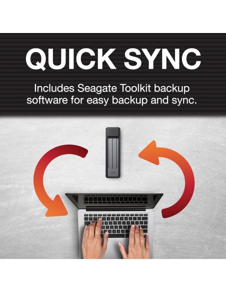 SSD portátil Seagate Ultra Compact 2TB  USB C 3.2 Gen 2, 1000 MB/s, resistente al agua y caídas  STMX2000400(Entrega en 60 días)